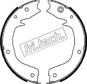 Fri.Tech. 1064.179 - Kit ganasce, Freno stazionamento autozon.pro