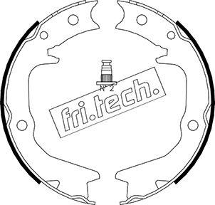 Fri.Tech. 1064.177 - Kit ganasce, Freno stazionamento autozon.pro