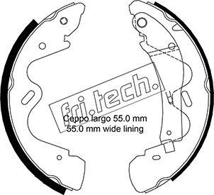 Fri.Tech. 1067.193 - Kit ganasce freno autozon.pro