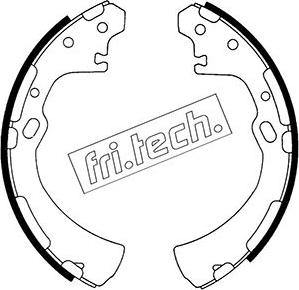 Fri.Tech. 1067.175 - Kit ganasce freno autozon.pro