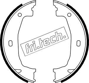 Fri.Tech. 1019.028 - Kit ganasce, Freno stazionamento autozon.pro