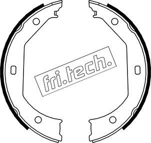 Fri.Tech. 1019.027 - Kit ganasce, Freno stazionamento autozon.pro