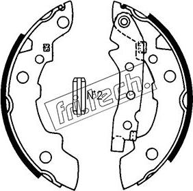 Fri.Tech. 1088.208 - Kit ganasce freno autozon.pro