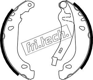 Fri.Tech. 1088.216Y - Kit ganasce freno autozon.pro