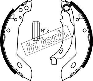 Fri.Tech. 1088.212 - Kit ganasce freno autozon.pro