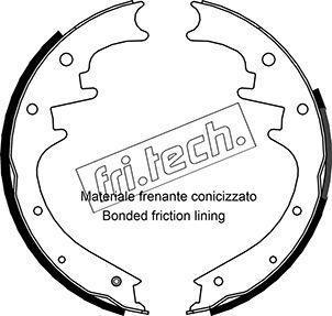 Fri.Tech. 1088.233 - Kit ganasce freno autozon.pro