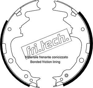 Fri.Tech. 1088.232 - Kit ganasce freno autozon.pro