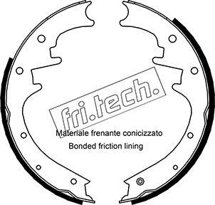 Fri.Tech. 1088.224 - Kit ganasce freno autozon.pro