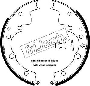 Fri.Tech. 1034.088 - Kit ganasce freno autozon.pro