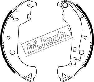 Fri.Tech. 1034.105Y - Kit ganasce freno autozon.pro