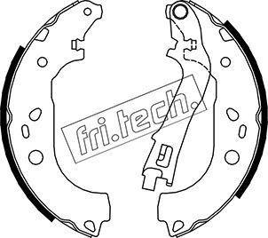 Fri.Tech. 1034.112 - Kit ganasce freno autozon.pro