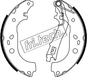 Fri.Tech. 1034.122 - Kit ganasce freno autozon.pro