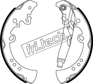 Fri.Tech. 1026.357 - Kit ganasce freno autozon.pro