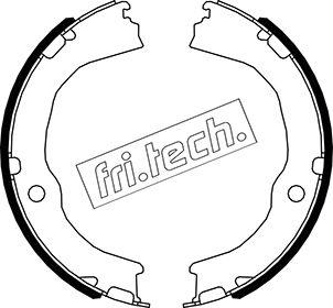 Fri.Tech. 1027.010 - Kit ganasce, Freno stazionamento autozon.pro