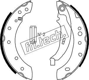 Fri.Tech. 1079.195 - Kit ganasce freno autozon.pro