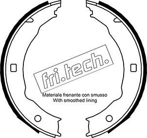 Fri.Tech. 1079.193 - Kit ganasce, Freno stazionamento autozon.pro