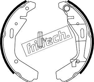 Fri.Tech. 1073.176 - Kit ganasce freno autozon.pro