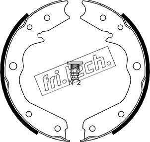 Fri.Tech. 1073.173 - Kit ganasce, Freno stazionamento autozon.pro