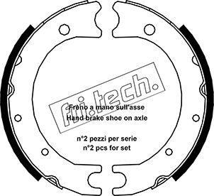 Fri.Tech. 1115.312 - Kit ganasce, Freno stazionamento autozon.pro