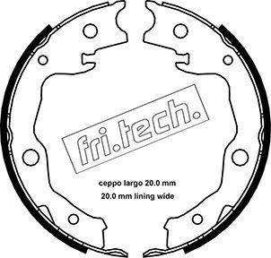 Fri.Tech. 1115.322 - Kit ganasce, Freno stazionamento autozon.pro