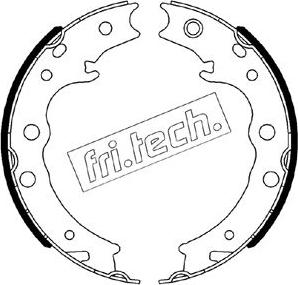 Fri.Tech. 1110.344 - Kit ganasce, Freno stazionamento autozon.pro