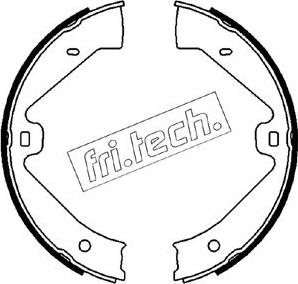 Fri.Tech. 1124.289 - Kit ganasce, Freno stazionamento autozon.pro