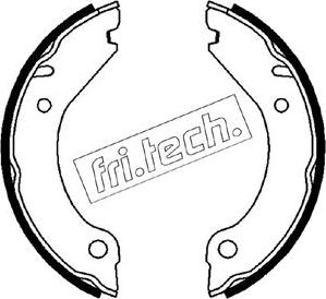 Fri.Tech. 1127.267 - Kit ganasce, Freno stazionamento autozon.pro