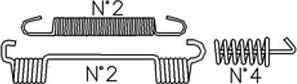 Fri.Tech. 1395 - Kit accessori, Ganasce freno autozon.pro