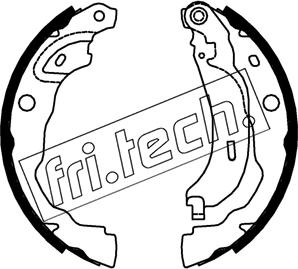 Fri.Tech. 1253.753 - Kit ganasce freno autozon.pro