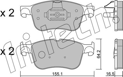 Fri.Tech. 1205.1 - Kit pastiglie freno, Freno a disco autozon.pro