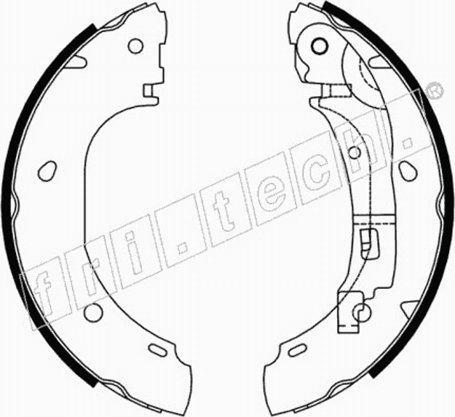 Fri.Tech. 17386 - Kit ganasce freno autozon.pro