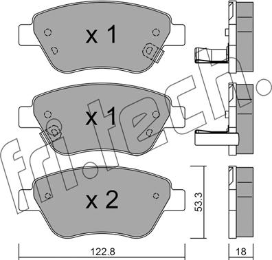 Fri.Tech. 330.4 - Kit pastiglie freno, Freno a disco autozon.pro