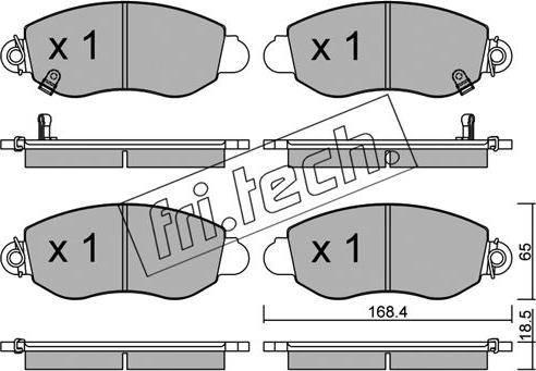 Fri.Tech. 329.0 - Kit pastiglie freno, Freno a disco autozon.pro