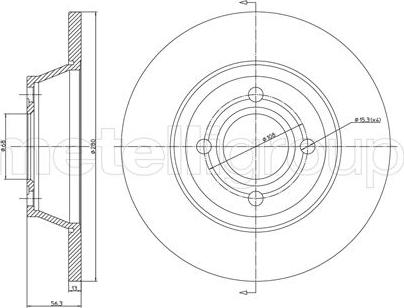 Brake Engineering DI956366 - Discofreno autozon.pro