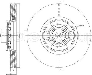 Brake Engineering DI957068 - Discofreno autozon.pro