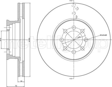 HELLA 8DD 355 117 651 - Discofreno autozon.pro