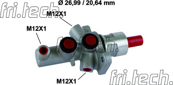 Fri.Tech. PF976 - Cilindro maestro del freno autozon.pro