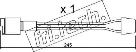 Fri.Tech. SU.072 - Contatto segnalazione, Usura past. freno / mat. d'attrito autozon.pro