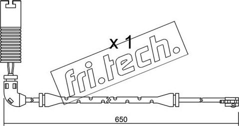 Fri.Tech. SU.147 - Contatto segnalazione, Usura past. freno / mat. d'attrito autozon.pro