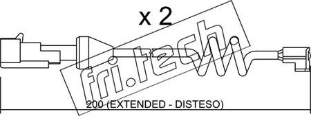 Fri.Tech. SU.165K - Contatto segnalazione, Usura past. freno / mat. d'attrito autozon.pro