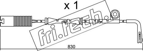 Fri.Tech. SU.104 - Contatto segnalazione, Usura past. freno / mat. d'attrito autozon.pro
