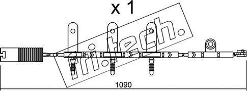 Fri.Tech. SU.189 - Contatto segnalazione, Usura past. freno / mat. d'attrito autozon.pro