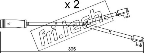 Fri.Tech. SU.174K - Contatto segnalazione, Usura past. freno / mat. d'attrito autozon.pro