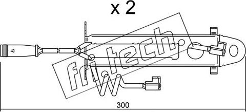 Fri.Tech. SU.173K - Contatto segnalazione, Usura past. freno / mat. d'attrito autozon.pro