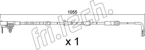 Fri.Tech. SU.391 - Contatto segnalazione, Usura past. freno / mat. d'attrito autozon.pro