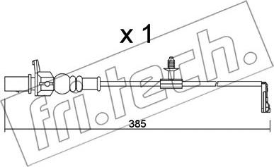 Fri.Tech. SU.348 - Contatto segnalazione, Usura past. freno / mat. d'attrito autozon.pro