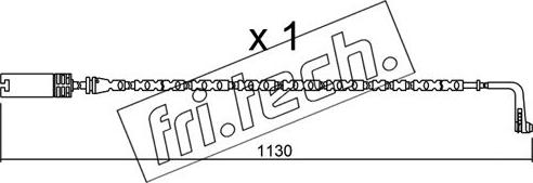 Fri.Tech. SU.300 - Contatto segnalazione, Usura past. freno / mat. d'attrito autozon.pro