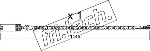 Fri.Tech. SU.301 - Contatto segnalazione, Usura past. freno / mat. d'attrito autozon.pro