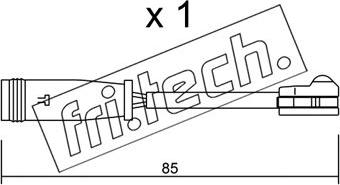 Fri.Tech. SU.314 - Contatto segnalazione, Usura past. freno / mat. d'attrito autozon.pro