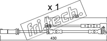 Fri.Tech. SU.311 - Contatto segnalazione, Usura past. freno / mat. d'attrito autozon.pro